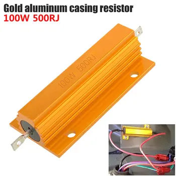 Draadgewonden Weerstand High Power Resistor Aluminum Shell Resistance Portable Durable Practical 500Ω Yellow 100W Wire Winding
Draadgewonden Weerstand High Power Resistor Aluminum Shell Resistance Portable Durable Practical 500Ω Yellow 100W Wire Winding
