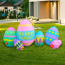 7.5 ft Inflatable Easter Eggs Decoration Colorful Six Eggs Easter Inflatable with Build in LED Light Blow Up Yard Holiday Decor
7.5 ft Inflatable Easter Eggs Decoration Colorful Six Eggs Easter Inflatable with Build in LED Light Blow Up Yard Holiday Decor