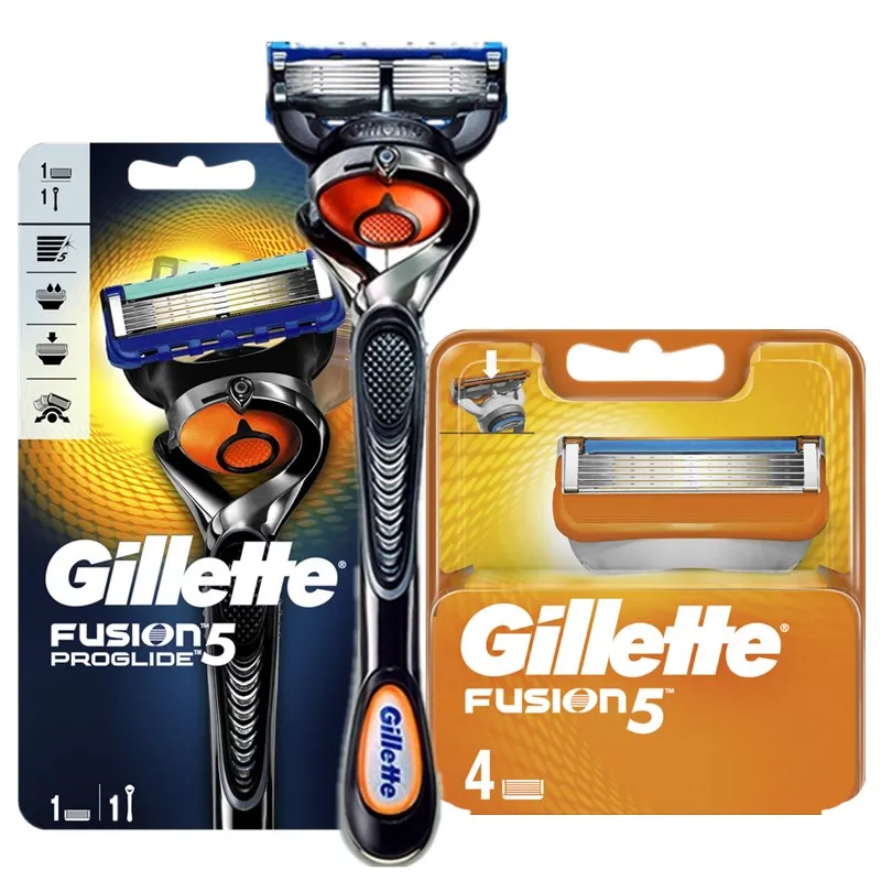 Original Gillette Fusion Proglide Manual Shaver Razors Men Machine for Shaving Blades 5 Layer Cassettes With Replacebale Blades
Original Gillette Fusion Proglide Manual Shaver Razors Men Machine for Shaving Blades 5 Layer Cassettes With Replacebale Blades