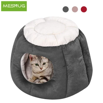 MESNUG Cozy Thick Kitten House Winter Semi-Closed Cat Nest With Removable Cover Washable Anti-slip Puppy Tent Home Indoor
MESNUG Cozy Thick Kitten House Winter Semi-Closed Cat Nest With Removable Cover Washable Anti-slip Puppy Tent Home Indoor