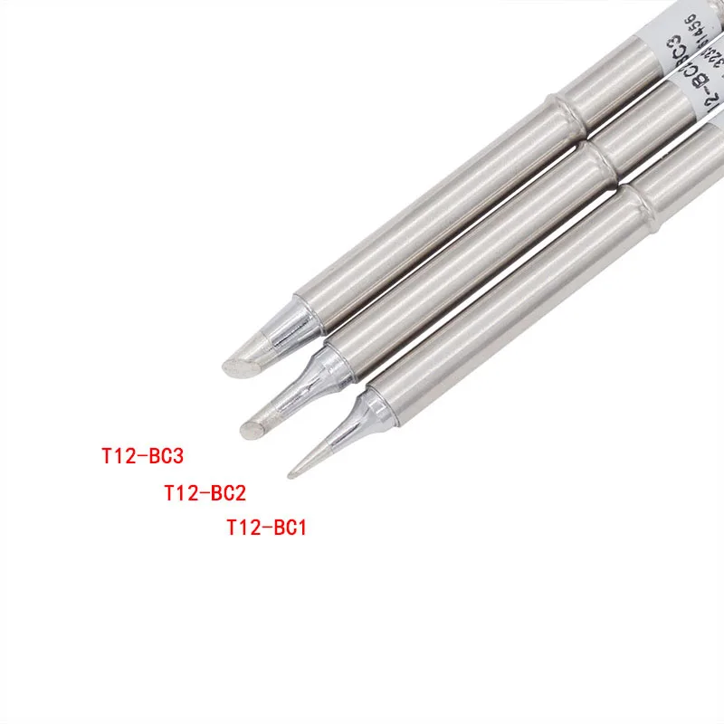1PC T12-BC1 BC2 BC3 Iron Tips Replace Solder Iron Tips For Hakko Soldering Rework Station Handle Welding 12V-24V 70W
1PC T12-BC1 BC2 BC3 Iron Tips Replace Solder Iron Tips For Hakko Soldering Rework Station Handle Welding 12V-24V 70W