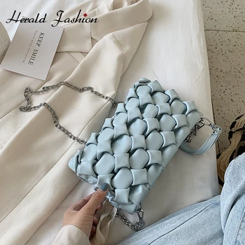 Solid color Weave Crossbody bag 2020 New High-quality PU Leather Women's Designer Handbag Lattice Square Shoulder Messenger Bag
Solid color Weave Crossbody bag 2020 New High-quality PU Leather Women's Designer Handbag Lattice Square Shoulder Messenger Bag