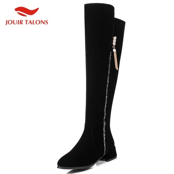 JOUIR TALONS New Fashion 2020 big Size 33-43 Concise Shoes Woman Boots Female Chunky Heels Zip Up Knee High Boots Women
JOUIR TALONS New Fashion 2020 big Size 33-43 Concise Shoes Woman Boots Female Chunky Heels Zip Up Knee High Boots Women
