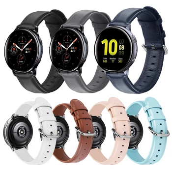 Leather strap for Samsung Active2 44mm 40mm SM-R820 R830 R500 R600 R810 Galaxy Watch 42 Active 2 Wrist Band Bracelet Watchband
Leather strap for Samsung Active2 44mm 40mm SM-R820 R830 R500 R600 R810 Galaxy Watch 42 Active 2 Wrist Band Bracelet Watchband