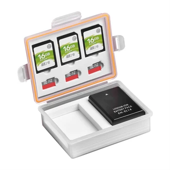1x EN-EL14 EL14 Camera Battery Box Storage SD TF Memory Card Case for Nikon EN-EL20 EN-EL22 EN-EL9 DMW-BLC12 Panasonic DMW-BLC12
1x EN-EL14 EL14 Camera Battery Box Storage SD TF Memory Card Case for Nikon EN-EL20 EN-EL22 EN-EL9 DMW-BLC12 Panasonic DMW-BLC12