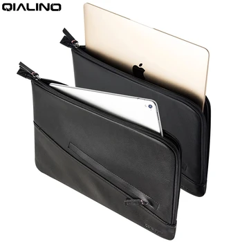 QIALINO Ultra Thin Business Style Cow Leather Bag for Apple iPad Pro 12.9 11 Luxury Slim Handmade Cover for Macbook Air
QIALINO Ultra Thin Business Style Cow Leather Bag for Apple iPad Pro 12.9 11 Luxury Slim Handmade Cover for Macbook Air
