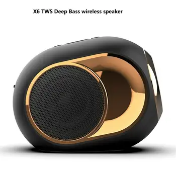 Super Bass X6 Portable Subwoofer Blueteeth 5.0 Speaker Mini Wireless TWS HIFI Loudspeaker Support FM SD Card AUX 
Super Bass X6 Portable Subwoofer Blueteeth 5.0 Speaker Mini Wireless TWS HIFI Loudspeaker Support FM SD Card AUX