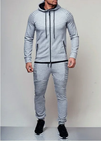 Spring and Autumn New Slim Sportswear Suit Hooded Cardigan Suit Arm Stripe Wrinkle Jogging Men's 2-piece Sportswear
Spring and Autumn New Slim Sportswear Suit Hooded Cardigan Suit Arm Stripe Wrinkle Jogging Men's 2-piece Sportswear