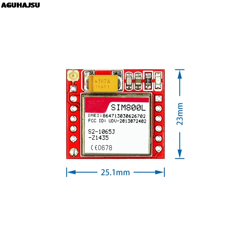 Самый маленький SIM800L GPRS GSM модуль комплект карта MicroSIM Core плата четырехдиапазонный