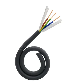 Towline Wire 3 core 0.3, 0.5, 0.75 ,1,1.5mm² High Flexible 22,20,18 ,17,16 AWG Gray Drag Chain Cable 5m TRVV 
Towline Wire 3 core 0.3, 0.5, 0.75 ,1,1.5mm² High Flexible 22,20,18 ,17,16 AWG Gray Drag Chain Cable 5m TRVV