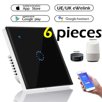 EU UK smart Touch Switch wifi Light Switch Wall interruptor Panel ewelink APP Alexa Google Home remote voice control 1/2/3-gang
EU UK smart Touch Switch wifi Light Switch Wall interruptor Panel ewelink APP Alexa Google Home remote voice control 1/2/3-gang