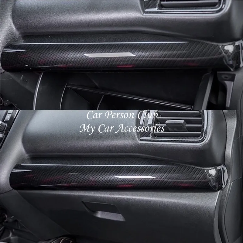 Фото Для Honda Fit 2014 2019 интерьер Co pilot консоль панель полосы крышка ящик - купить