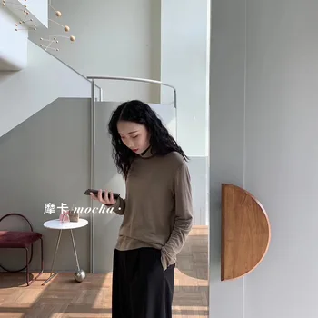 2019 Ladies Spring and Autumn Long Sleeve Bottoming T-Shirt Cotton Pullover New gray
2019 Ladies Spring and Autumn Long Sleeve Bottoming T-Shirt Cotton Pullover New gray