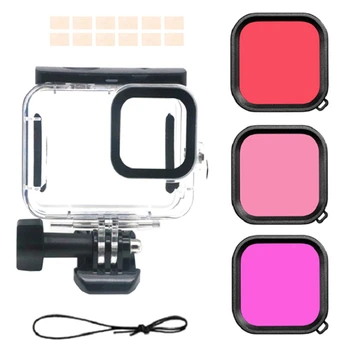 45M Waterproof Case Underwater Tempered Glass Diving Housing Cover Lens Filter for GoPro Hero 9 Black Camera Accessories
45M Waterproof Case Underwater Tempered Glass Diving Housing Cover Lens Filter for GoPro Hero 9 Black Camera Accessories