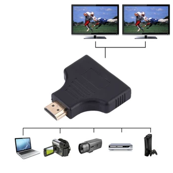 Hot Sell 1 in 2 HDMI Splitter Adapter Male to 2 Female HDMI Splitter Onversion Head Adapter HDMI Male to Female Conversion Cable
Hot Sell 1 in 2 HDMI Splitter Adapter Male to 2 Female HDMI Splitter Onversion Head Adapter HDMI Male to Female Conversion Cable