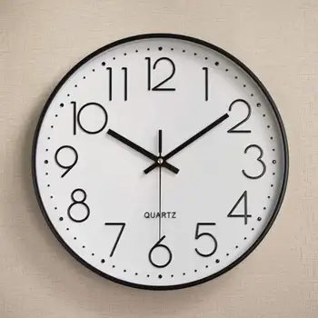Silent Quartz Wall Clock 12inch Quiet Sweep Movement No-ticking Hanging Clocks Modern Watches Home Art Decor for Living Room
Silent Quartz Wall Clock 12inch Quiet Sweep Movement No-ticking Hanging Clocks Modern Watches Home Art Decor for Living Room
