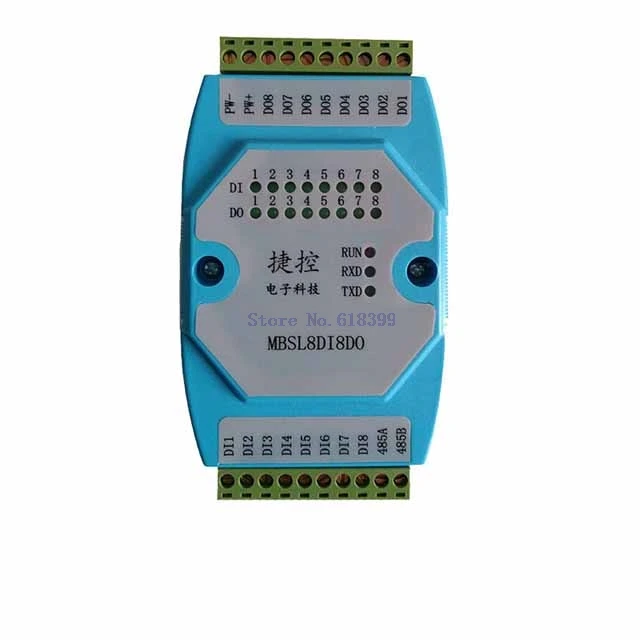 A19-- 8DI/8DO Digital Quantity Input And Output Isolation Type data Acquisition Control Module RS485 Modbus Communication
A19-- 8DI/8DO Digital Quantity Input And Output Isolation Type data Acquisition Control Module RS485 Modbus Communication