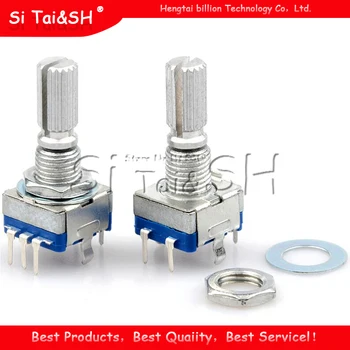 1PCS Plum handle 20mm rotary encoder coding switch / EC11 / digital potentiometer with switch 5 Pin Q
1PCS Plum handle 20mm rotary encoder coding switch / EC11 / digital potentiometer with switch 5 Pin Q