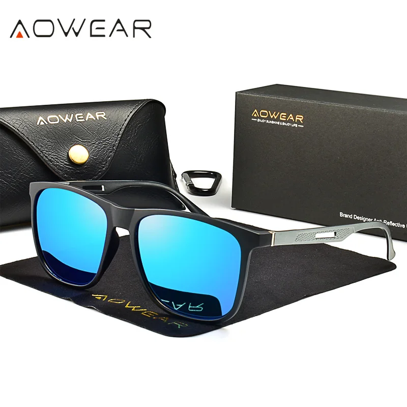 Солнцезащитные очки AOWEAR мужские Квадратные Зеркальные, поляризационные алюминиевые винтажные солнечные очки UV400, для вождения, 2022
Солнцезащитные очки AOWEAR мужские Квадратные Зеркальные, поляризационные алюминиевые винтажные солнечные очки UV400, для вождения, 2022
