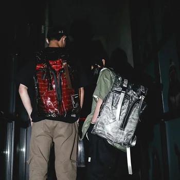New Style School Bag Men Sports Drawstring Bag Large Capacity Transparent PVC Cool Backpack
New Style School Bag Men Sports Drawstring Bag Large Capacity Transparent PVC Cool Backpack