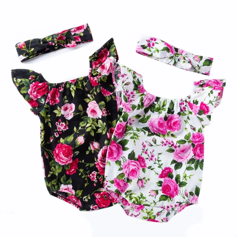 Newborn Baby Jumpsuit Cute Floral Romper+Headband 2PCS Boys Girls Onesies Summer Infant Casual Bodysuit A0141
Newborn Baby Jumpsuit Cute Floral Romper+Headband 2PCS Boys Girls Onesies Summer Infant Casual Bodysuit A0141