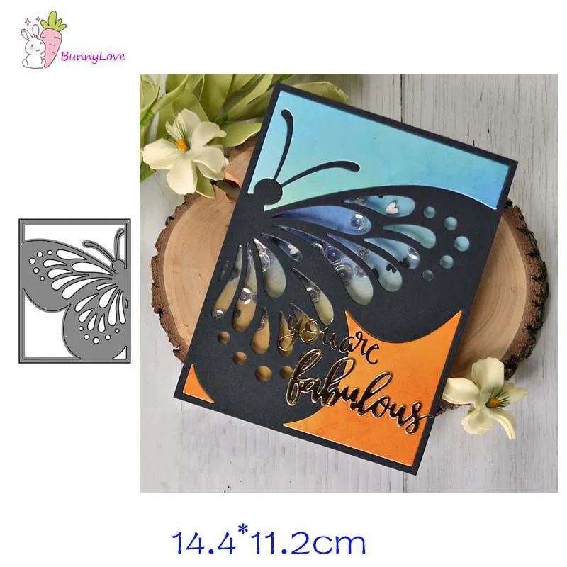 Butterfly rectangular plate Metal cutting dies Stencil Scrap booking Photo Album Card Paper Embossing Craft DIY
Butterfly rectangular plate Metal cutting dies Stencil Scrap booking Photo Album Card Paper Embossing Craft DIY