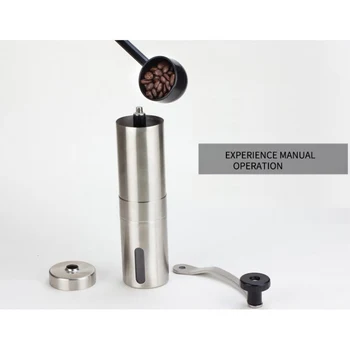 Manual Ceramic Coffee Grinder Stainless Steel Adjustable Coffee Bean Mill Coffee Grinding Machine Kitchen Tools Easy Clean
Manual Ceramic Coffee Grinder Stainless Steel Adjustable Coffee Bean Mill Coffee Grinding Machine Kitchen Tools Easy Clean