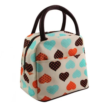 Polyester Large Capacity Shopping Outdoor Heart Pattern Picnic Portable Work Travel Handle Design Lunch Bag
Polyester Large Capacity Shopping Outdoor Heart Pattern Picnic Portable Work Travel Handle Design Lunch Bag