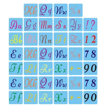 DIY Pattern English Alphabet Letter Stencils Template Painting Embossing Stamping Plastic Hollow Number Drawing Template
DIY Pattern English Alphabet Letter Stencils Template Painting Embossing Stamping Plastic Hollow Number Drawing Template