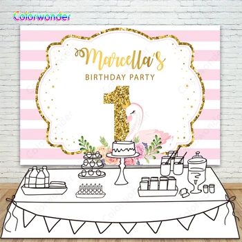 Customize Happy 1st Birthday little Princess Golden Scene Photography Background Photographic Backdrop For Photo Studio
Customize Happy 1st Birthday little Princess Golden Scene Photography Background Photographic Backdrop For Photo Studio