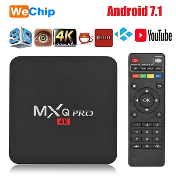 Wechip 4K Android 7.1 TV Box Smart tv Google Voice Assistant Netflix Youtube Media player 2.4gWiFi 2GB 16GB Set Top Box
Wechip 4K Android 7.1 TV Box Smart tv Google Voice Assistant Netflix Youtube Media player 2.4gWiFi 2GB 16GB Set Top Box