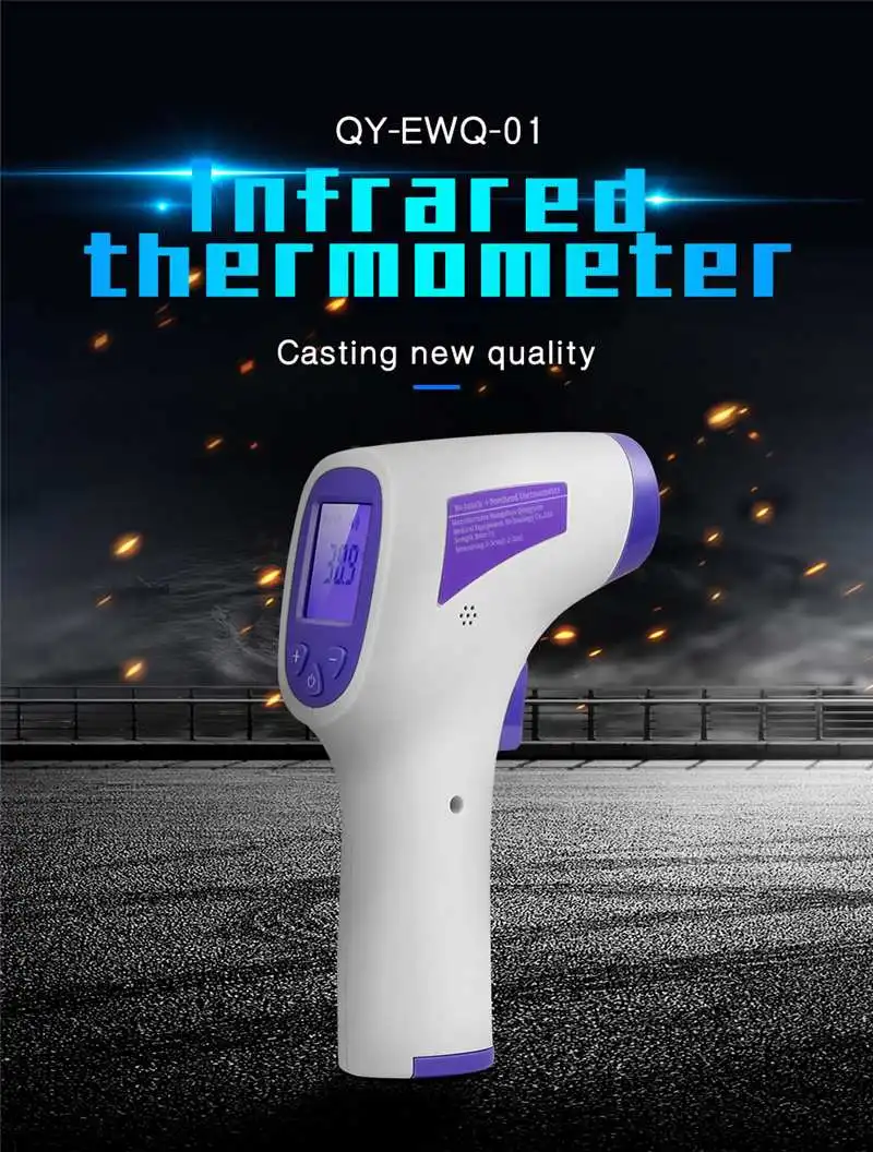 Non-contact Baby Digital Thermometer LCD Screen Temperature Sensor Infrared Thermometer Temperature Safety Measuring Adult Baby
Non-contact Baby Digital Thermometer LCD Screen Temperature Sensor Infrared Thermometer Temperature Safety Measuring Adult Baby