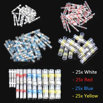 100X Assortted Electrical Wire Connectors Waterproof Insulated Solder Sleeve Tube Heat Shrink Sorder Terminal Butt Connector Kit
100X Assortted Electrical Wire Connectors Waterproof Insulated Solder Sleeve Tube Heat Shrink Sorder Terminal Butt Connector Kit