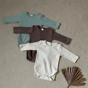 2020 Newborn Infant Baby Girl Boy Bodysuit Ruffle One-pieces Solid Long Sleeve Jumpsuit Outfits Autumn Cotton Baby Clothing
2020 Newborn Infant Baby Girl Boy Bodysuit Ruffle One-pieces Solid Long Sleeve Jumpsuit Outfits Autumn Cotton Baby Clothing