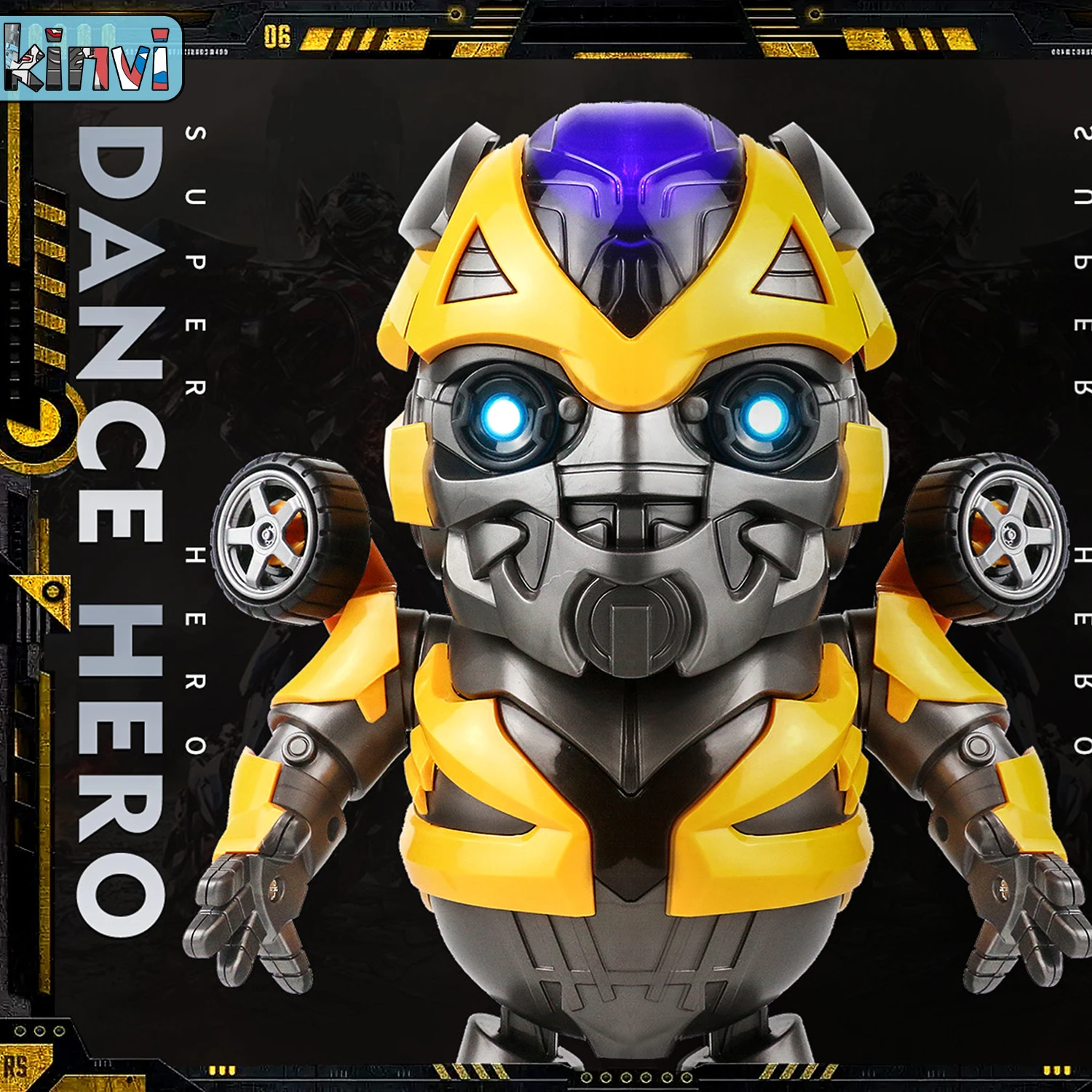 Dance Hornet Action Figure Toy LED Flashlight with Sound Transformers Hornet Electronic Toy
Dance Hornet Action Figure Toy LED Flashlight with Sound Transformers Hornet Electronic Toy