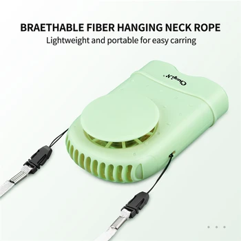 Personal Air Conditioner Neck Fan Portable Dual Effect Cooling Neckband Fan Rechargeable USB Hanging Neck Cooler
Personal Air Conditioner Neck Fan Portable Dual Effect Cooling Neckband Fan Rechargeable USB Hanging Neck Cooler