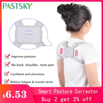 Adjustable Smart Posture Corrector Back Support Intelligent Upper Back Supoort Brace Belt Spine Shoulder Training for Women Men
Adjustable Smart Posture Corrector Back Support Intelligent Upper Back Supoort Brace Belt Spine Shoulder Training for Women Men
