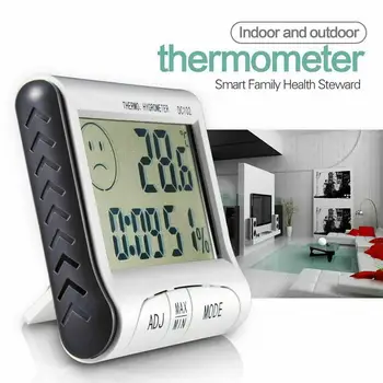 Digital Thermometer Humidity Meter Room Temperature Indoor Digital LCD Thermometer Hygromete Household Thermometers Kitchen Tool
Digital Thermometer Humidity Meter Room Temperature Indoor Digital LCD Thermometer Hygromete Household Thermometers Kitchen Tool