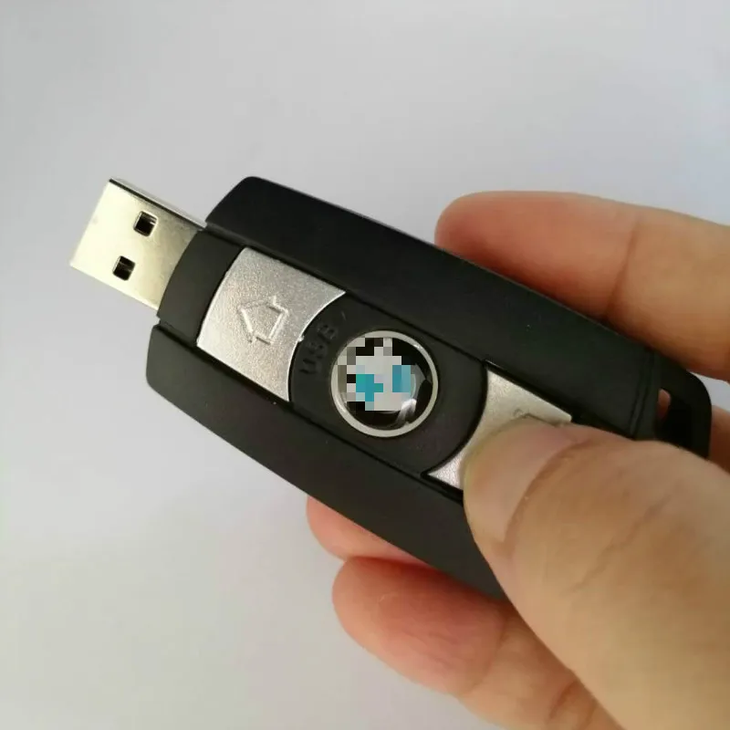 Фото Карта памяти U-диск Автомобильный ключ с логотипом милый USB флэш-накопитель 100%