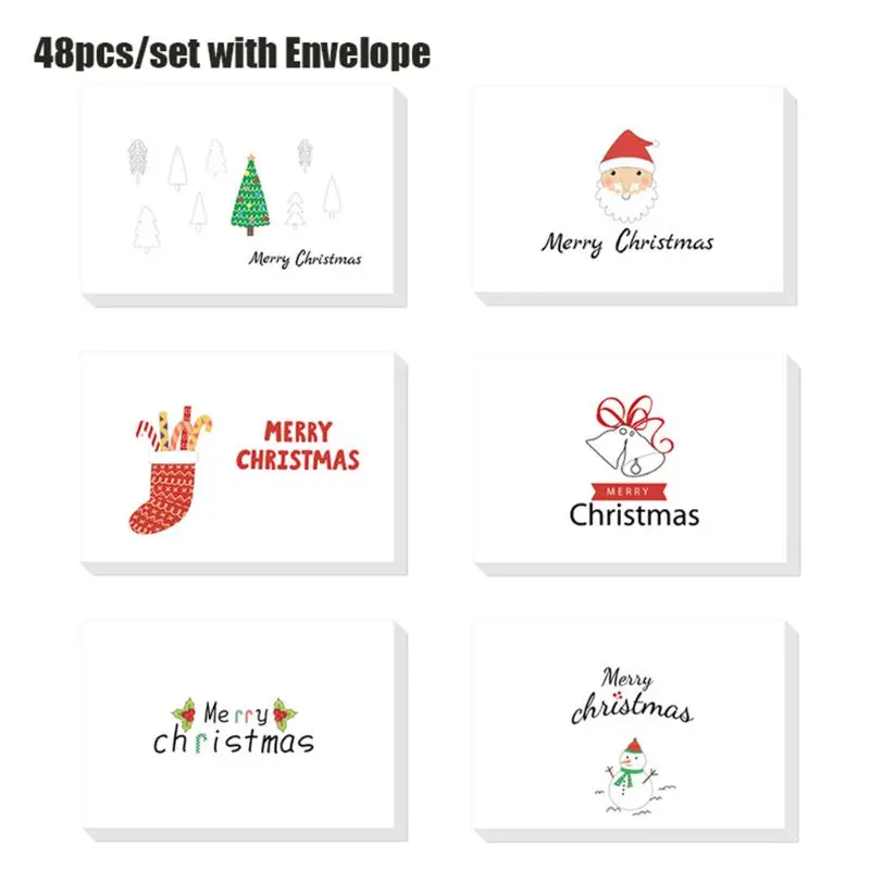 48-Pack Merry Christmas Greeting Cards Bulk Box Set Xmas Greeting Cards 4x6in for new Year decoration
48-Pack Merry Christmas Greeting Cards Bulk Box Set Xmas Greeting Cards 4x6in for new Year decoration