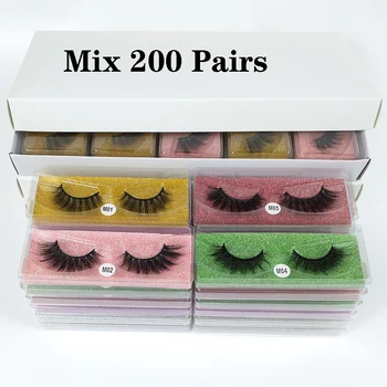 Wholesale mink eyelashes 30/50/100/200 pairs 3d mink lashes eyelash extension natural false eyelashes makeup fake lashes bulk
Wholesale mink eyelashes 30/50/100/200 pairs 3d mink lashes eyelash extension natural false eyelashes makeup fake lashes bulk
