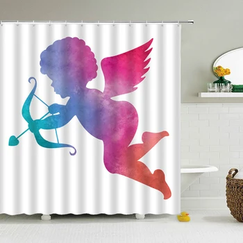 Bathroom Shower Curtains Cartoon Angel,Cupid, Baby Child Waterproof Curtain Polyester cloth Bath Screen Home with Hooks
Bathroom Shower Curtains Cartoon Angel,Cupid, Baby Child Waterproof Curtain Polyester cloth Bath Screen Home with Hooks