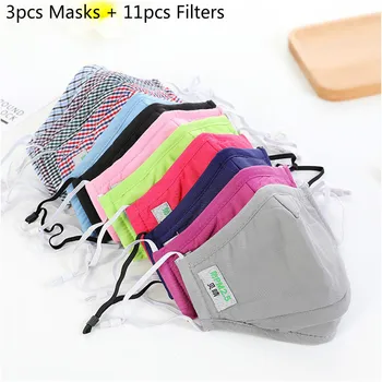 3pcs Cotton Masks 16pcs Filters Anti Pollution Dust Reusable Mouth Mask PM2.5 Mask Cloth Face Mask Cotton Washable Adult mask
3pcs Cotton Masks 16pcs Filters Anti Pollution Dust Reusable Mouth Mask PM2.5 Mask Cloth Face Mask Cotton Washable Adult mask
