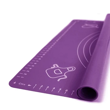 Silicone Baking Mat with Scale Non-Stick Silicone Pad for Rolling Pastry Dough BPA Free Purple Table Sheet for Bake Pizza Cake
Silicone Baking Mat with Scale Non-Stick Silicone Pad for Rolling Pastry Dough BPA Free Purple Table Sheet for Bake Pizza Cake
