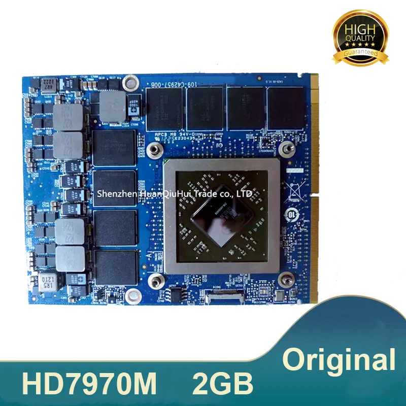 Оригинальная 9XVK3 HD7970M HD 7970M видеокарта VGA 2 Гб 216-0836036 109-C42957-00B для Dell M18X R1 R2 M17X R3 |