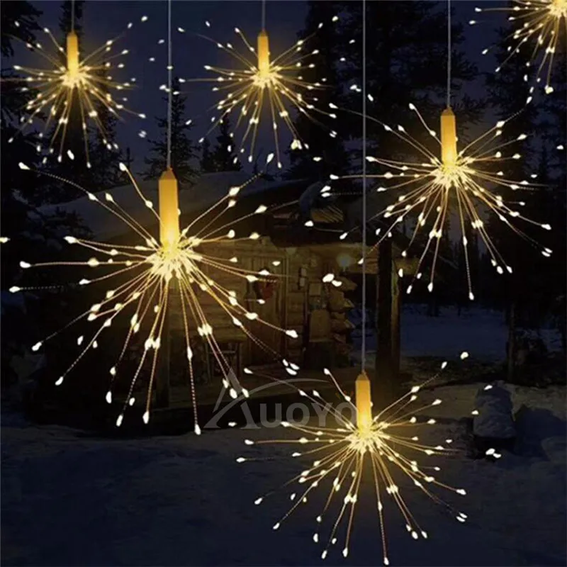 150LED Copper wire String lights with Remote Firework Lamp DIY Decorative Light for Home Garden Wedding Christmas New Year Decor
150LED Copper wire String lights with Remote Firework Lamp DIY Decorative Light for Home Garden Wedding Christmas New Year Decor