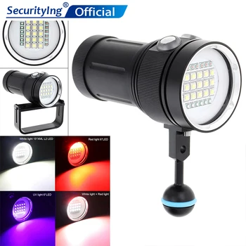Professional Diving Underwater 100m Scuba Video Light 150W 12000LM UV LED Photography Video Dive Flashlight +Portable Sachet
Professional Diving Underwater 100m Scuba Video Light 150W 12000LM UV LED Photography Video Dive Flashlight +Portable Sachet
