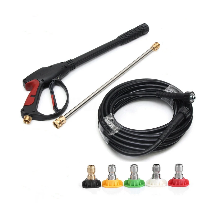 4000 PSI High Pressure Car Power WasherGun Spray Wand Nozzle Tips Hose Kit
4000 PSI High Pressure Car Power WasherGun Spray Wand Nozzle Tips Hose Kit