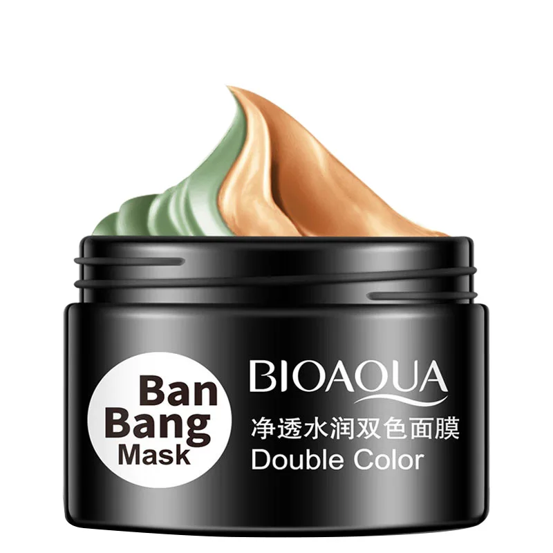 BIOAQUA Double Color Face Mask Moisturizing Cream For Face Deep Cleaning Skin Pore Acne Blackhead Treatment Facial Care
BIOAQUA Double Color Face Mask Moisturizing Cream For Face Deep Cleaning Skin Pore Acne Blackhead Treatment Facial Care