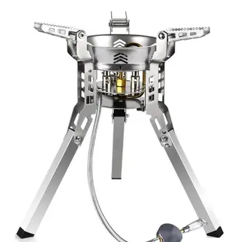 6800W Gas Stove Outdoor Windproof BBQ Split Gas Stove for Camping Picnic Ultralight Foldable Gas Stove 
6800W Gas Stove Outdoor Windproof BBQ Split Gas Stove for Camping Picnic Ultralight Foldable Gas Stove